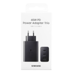 Samsung Fast Travel Charger 65W 2xType C & USB Black