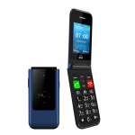 POWERTECH Κινητό Τηλέφωνο Sentry Dual II, 2 οθόνες, SOS Call, μπλε
