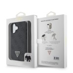 Guess “Metal Logo Strass Collection” Case Θήκη προστασίας Crossbody από δερματίνη – iPhone 16 Μαύρο - Image 2