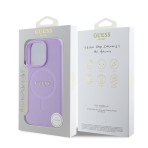 Guess Magsafe “Saffiano Collection" Hard Case Θήκη προστασίας από δερματίνη – iPhone 16 Pro Μωβ - Image 2