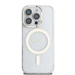Guess IML Magsafe Case “Rhinestone Gold Lens + Screen” Θήκη προστασίας από σκληρό πλαστικό – iPhone 16 Pro Clear/Glitter