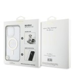 Guess IML Magsafe Case “Rhinestone Gold Lens + Screen” Θήκη προστασίας από σκληρό πλαστικό – iPhone 16 Pro Max Clear/Glitter - Image 2
