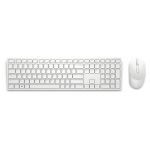 Dell Πληκτρολόγιο-Ποντίκι Pro KM5221W Ασύρματο White GR