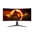 AOC CU34G2XP/BK Curved Ultra Wide Gaming Monitor 34''