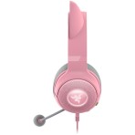 Razer Kraken Kitty V2 Pink RGB USB 7.1 Gaming Headset Kitty Ears PC / PS5 / Switch - Image 2
