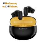 Blackview AirBuds 30 BT5.4 ENC Earbuds with AI Translate Function Black