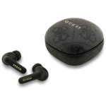 Guess - Wireless Earbuds 4G Classic Metal Logo - Bluetooth V5.4, TWS, ENC Technology, 250mAh - Black