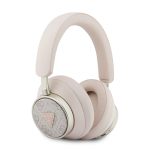 Guess - Wireless Headphones 4G Triangle Logo - Bluetooth 5.4, ENC Technology, Over-ear, Eco Leather - Pink