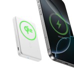 ESR Qi2 MagSlim MagSafe PowerBank 10000mAh – Λευκό – Μεσαίο - Image 2