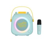 Ασύρματο Ηχείο Bluetooth Kiddoboo KidsVoice BT Speaker & Mic για Karaoke με Μικρόφωνο / Βάση Στήριξης Smartphone & RGB Φωτισμό - Mint
