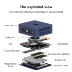 BEELINK mini PC SER3 | AMD 3200U | 16GB | 500GB M.2 | Windows 11 Pro - Image 5
