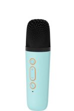 Ασύρματο Ηχείο Bluetooth Kiddoboo KidsVoice BT Speaker & Mic για Karaoke με Μικρόφωνο / Βάση Στήριξης Smartphone & RGB Φωτισμό - Mint - Image 2