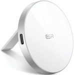 ESR HaloLock Kickstand MagSafe Wireless Charger - Βάση Ασύρματης Φόρτισης MagSafe με KickStand από Αλουμίνιο - 7.5W - White