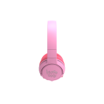 Kiddoboo Bluetooth Headphones Flamingo - Ασύρματα / Ενσύρματα Ακουστικά Κεφαλής για Παιδιά με Ασφαλή Μέγιστη Ένταση Ήχου / LED Φωτισμό & 1 x Θύρα Jack 3.5mm - Pink - Image 2