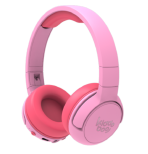 Kiddoboo Bluetooth Headphones Flamingo - Ασύρματα / Ενσύρματα Ακουστικά Κεφαλής για Παιδιά με Ασφαλή Μέγιστη Ένταση Ήχου / LED Φωτισμό & 1 x Θύρα Jack 3.5mm - Pink