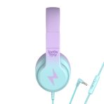 Kiddoboo Headphones P13 - Ενσύρματα Ακουστικά Κεφαλής για Παιδιά με Ασφαλή Μέγιστη Ένταση Ήχου & 1 x Θύρα Jack 3.5mm - Lilac - Image 3