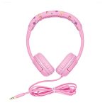 Kiddoboo Headphones Sugar - Ενσύρματα Ακουστικά Κεφαλής για Παιδιά με Ασφαλή Μέγιστη Ένταση Ήχου & 1 x Θύρα Jack 3.5mm - Pink - Image 3