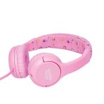 Kiddoboo Headphones Sugar - Ενσύρματα Ακουστικά Κεφαλής για Παιδιά με Ασφαλή Μέγιστη Ένταση Ήχου & 1 x Θύρα Jack 3.5mm - Pink - Image 4