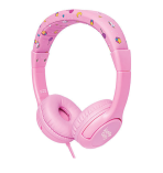 Kiddoboo Headphones Sugar - Ενσύρματα Ακουστικά Κεφαλής για Παιδιά με Ασφαλή Μέγιστη Ένταση Ήχου & 1 x Θύρα Jack 3.5mm - Pink