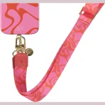Λουράκι Λαιμού AVY Nylon Crossbody Strap Αποσπώμενο για Θήκες Κινητών / Smartphones - Rose Twist - Image 3