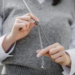 SwitchEasy MagEasy Metal Chain Strap & Strap Card - Μεταλλικό Αποσπώμενο Λουράκι Λαιμού για Θήκες Κινητών iPhone - Silver - Image 2