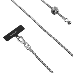 SwitchEasy MagEasy Metal Chain Strap & Strap Card - Μεταλλικό Αποσπώμενο Λουράκι Λαιμού για Θήκες Κινητών iPhone - Silver - Image 5