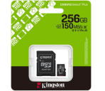 Kingston Canvas Select Plus MicroSDXC 256GB Class 10 With Adapter