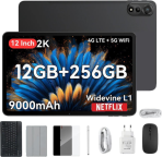 BlackView Mega 2 & Accessories Bundle 4G 12" Tablet 12GB/256GB Γκρι