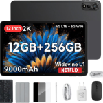 BlackView Mega 2 & Accessories Bundle 4G 12" Tablet 12GB/256GB Γκρι