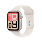 Apple Watch SE 3 (2025) GPS 40mm Starlight Aluminium Case Starlight με Sport Band