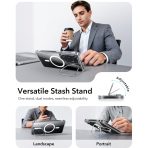 Θήκη Samsung Galaxy S26 Ultra ESR Classic Hybrid Magnetic with Stash Stand Ανθεκτική με MagSafe & Kickstand - Clear - Image 2