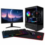 Gaming PC Bundle Refurbished ( Intel Core i7-9700F / 16GB DDR4 / Intel ARC A380 6GB / 24″ IPS / Windows 11 Pro )