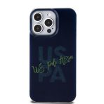 U.S. Polo Assn. Hard Case IML Glitter Script – Θήκη προστασίας από σιλικόνη iPhone 15 Pro Max Navy - Image 2