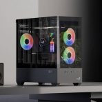 Vortex Series Gaming PC ( Ryzen 5 7400 / RTX 5050 8GB / 16GB DDR5 / 512GB NVMe Gen4 / No OS ) - Image 2