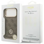 Guess – 4G Big Logo Strass with stripes MagSafe case for iPhone 17 Pro – Brown – Θήκη Προστασίας για iPhone 17 Pro σε Καφε Χρώμα - Image 7