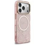 Guess IML Peony Dot MagSafe Case for iPhone 17 Pro – Pink – Θήκη Προστασίας για iPhone 17 Pro σε Ροζ Χρώμα - Image 3