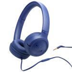 JBL Tune 530 On-Ear Wired Headphones Blue