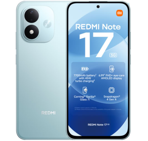 210920266ab191138075f.png Xiaomi Redmi Note 17 6GB/256GB Blue Dual SIM 5G - Image 1