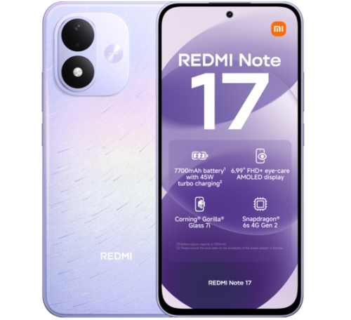 210920266ab19115c836e.png Xiaomi Redmi Note 17 4GB/128GB Purple Dual Sim 4G - Image 1