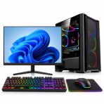 Core Series Gaming PC Bundle (Ryzen 3 4100 / 16GB RAM / 512GB SSD / Radeon RX 560 4GB) με Οθόνη 23.8″ 100Hz & Gaming Περιφερειακά